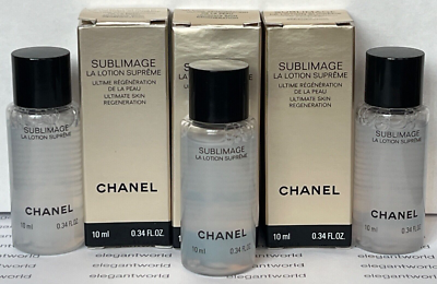 3 x Chanel Sublimage LA LOTION SUPREME Ultimate Skin Regeneration
