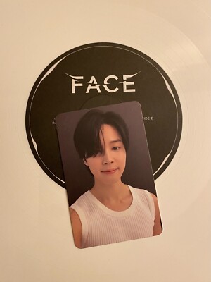 BTS Jimin FACE - Vinyl - Jimin Official Photocard | eBay