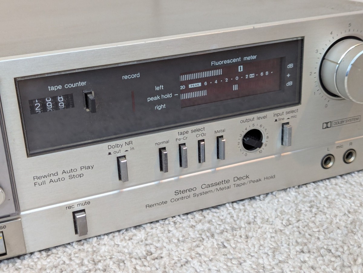 Technics RS M24 Stereo Analog Cassette Tape Deck Player Vintage