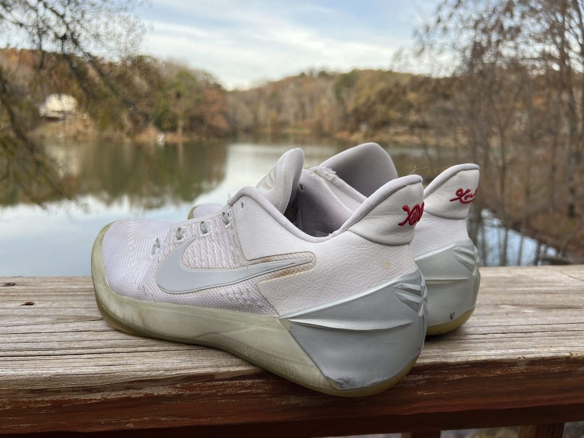 Nike Mens Kobe AD 852425-110 White Basketball Shoes Sneakers Size