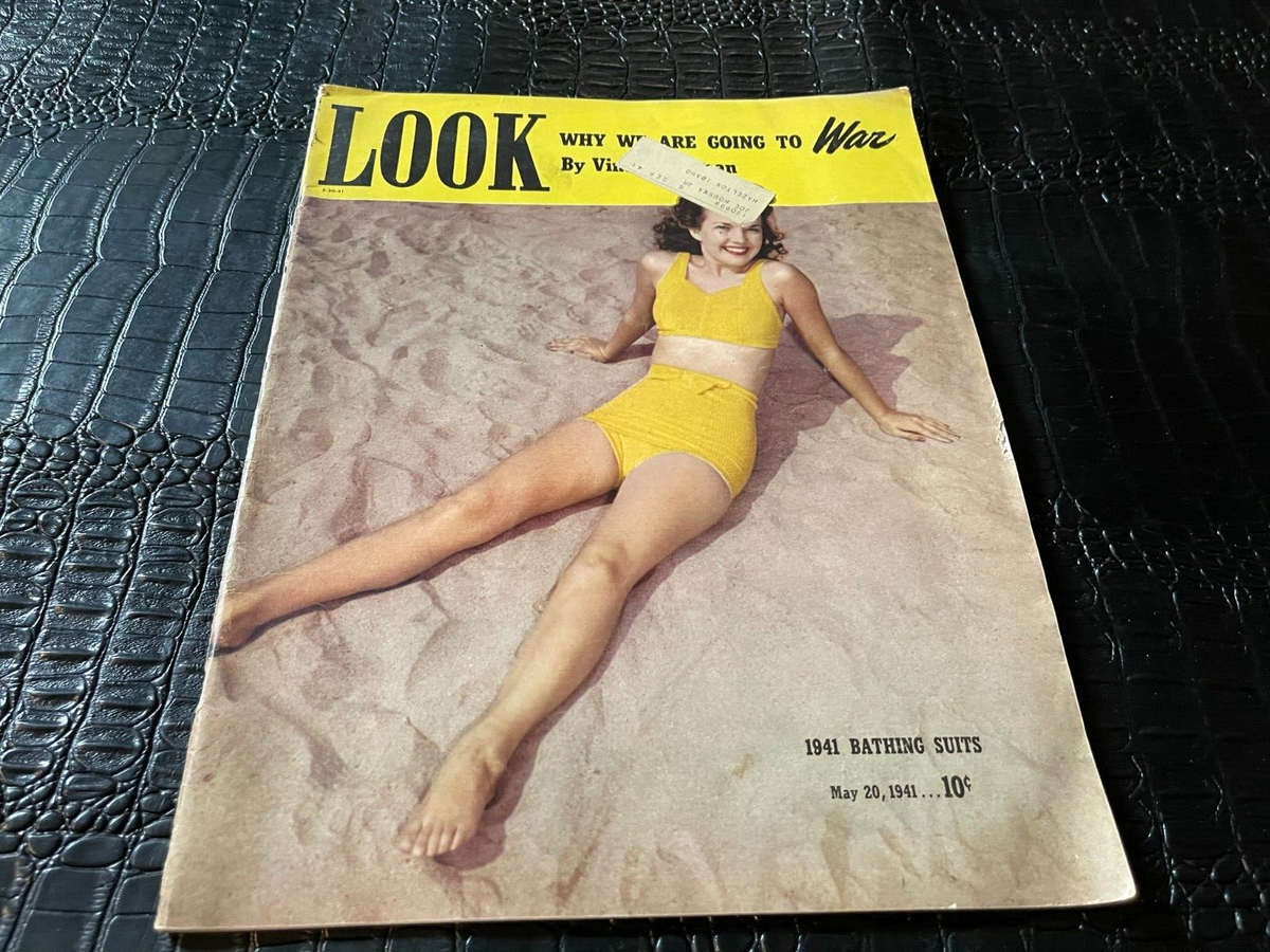 MAY 20 1941 LOOK magazine BATHING SUITS | eBay