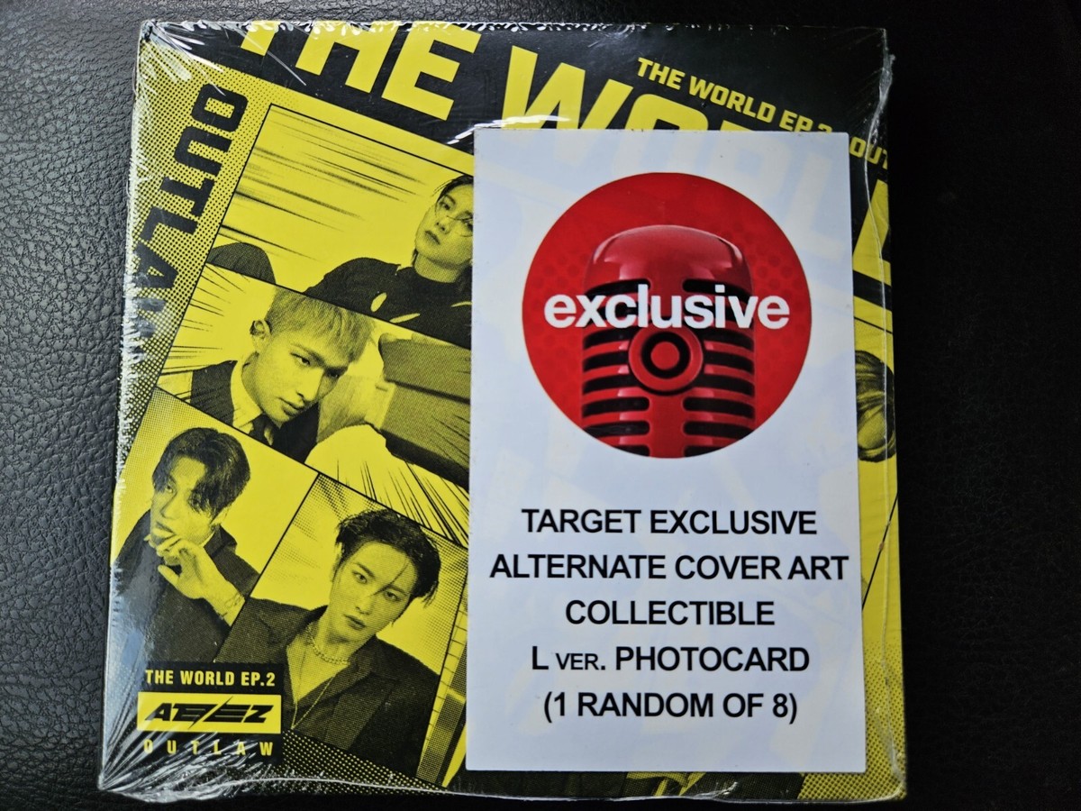 KQ Entertainment Ateez The World EP.2 Outlaw Digipak Version 2023