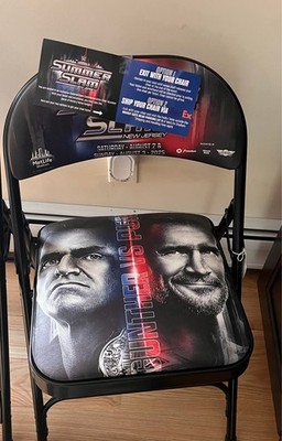 WWE Wrestling SummerSlam 2025 Chair CM Punk vs. Gunther. FREE