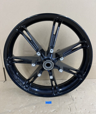 2009-2023 OEM Harley-Davidson Impeller Touring Front Wheel Black