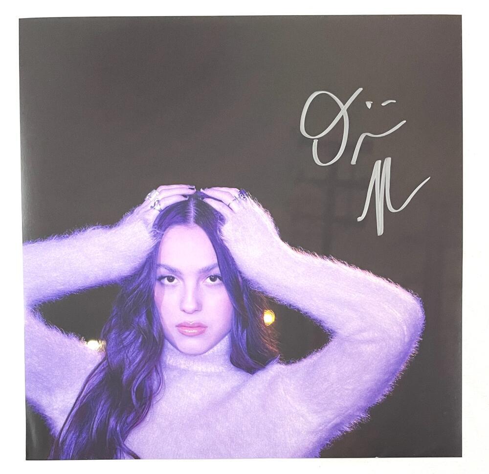 Olivia Rodrigo Signed Autograph 11x11 GUTS Album Photo Insert