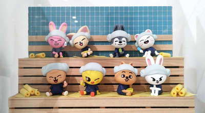 STRAY KIDS SKZOO SAUNA GASHAPON FIGURE 9 KINDS 2025 BANDAI Capsule