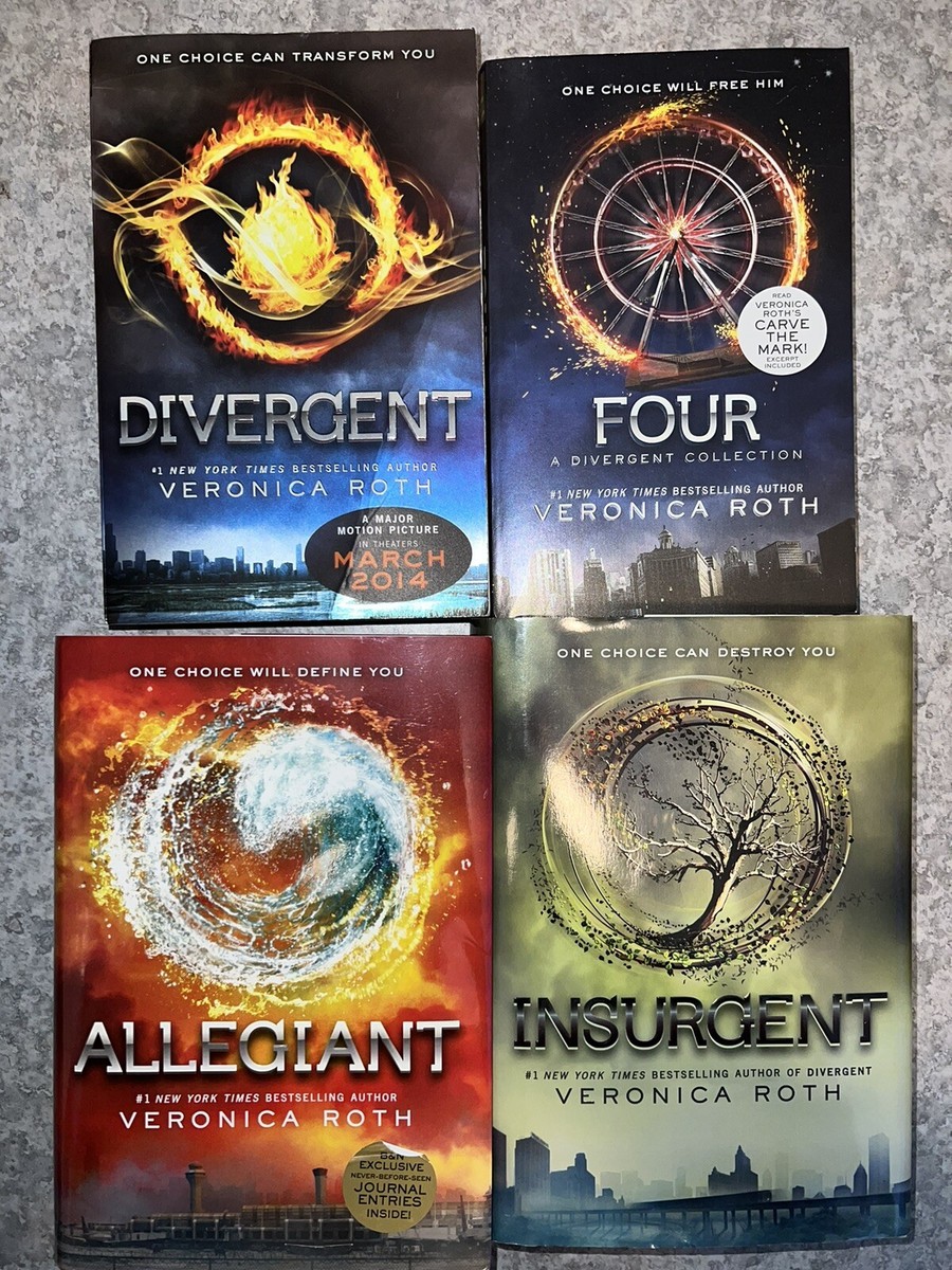 Set Of 4 Divergent Series Books By Veronica Roth | eBay