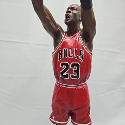 Michael Jordan 1998 NBA Finals Last Shot Statue Upper Deck Pro