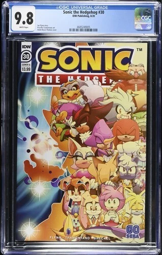 Sonic the Hedgehog 9.8 Near Mint/Mint Comics, Graphic Novels