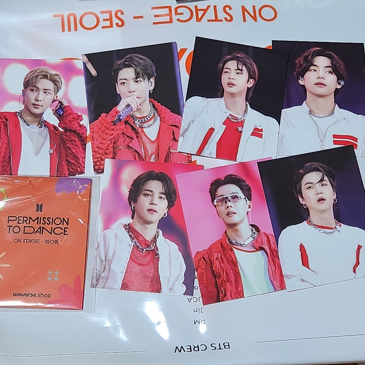 BTS PERMISSION TO DANCE - SEOUL WEVERSE LUCKYDRAW PHOTOCARD