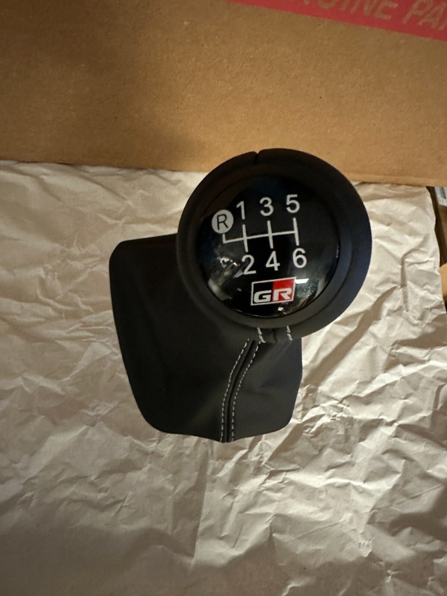 2023-2024 TOYOTA GR SUPRA SHIFT KNOB / BOOT 6-SPEED MT OEM FROM