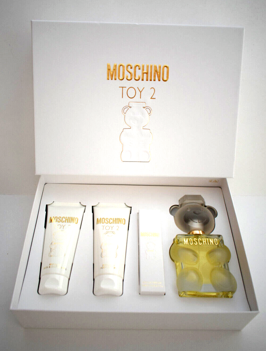MOSCHINO TOY 2 ~ 4 Piece Gift Set ~ Eau de Parfum 3.4oz/100ml