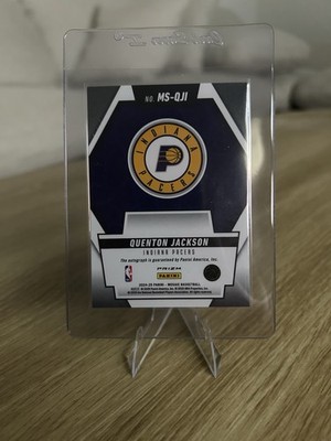 Quenton Jackson 2024-25 Mosaic Scripts Prizm Auto #MS-QJI Pacers