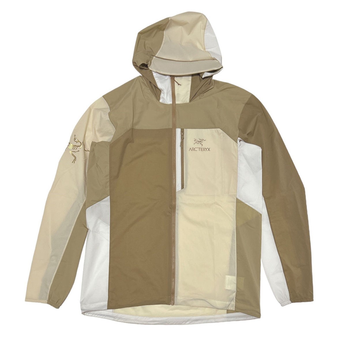 ARC'TERYX x BEAMS 2024 Squamish Hoody Nagomi Beige Brown X-Large