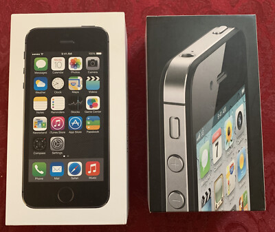 Original OEM Apple Iphone 5s Space Gray 16GB & iPhone 4 Black 8GB