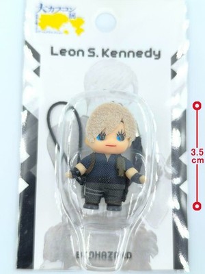 Capcom Exhibition Biohazard Leon S. Kennedy kewpie figure Strap