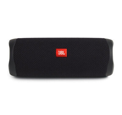 JBL Flip 5 Black Portable Bluetooth Speaker (Certified Refurbished
