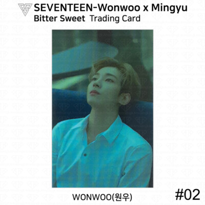 SEVENTEEN Wonwoo X Mingyu Bitter Sweet Trading Card Photocard KPOP
