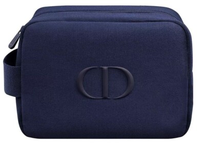 Dior blue cosmetic makeup toiletry bag pouch travel train case | eBay