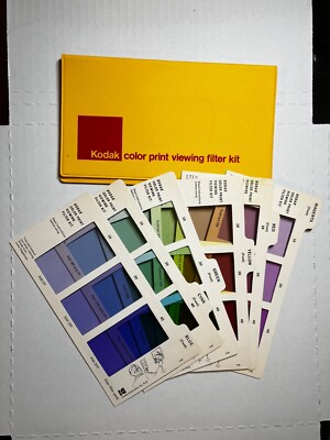 Kodak Color Print Viewing Filter Kit R-25 - Clean! | eBay