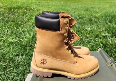 Timberland 8 Inch Premium Men's Wheat Brown Butter Waterproof