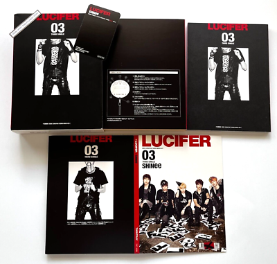 SHINee LUCIFER CD + DVD + [MINHO] Photocard + 68P Photo Booklet +