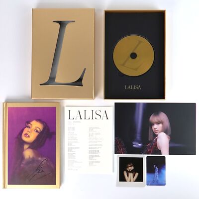 Lisa - Lalisa First Single Album Signed Autographed CD Promo 2021