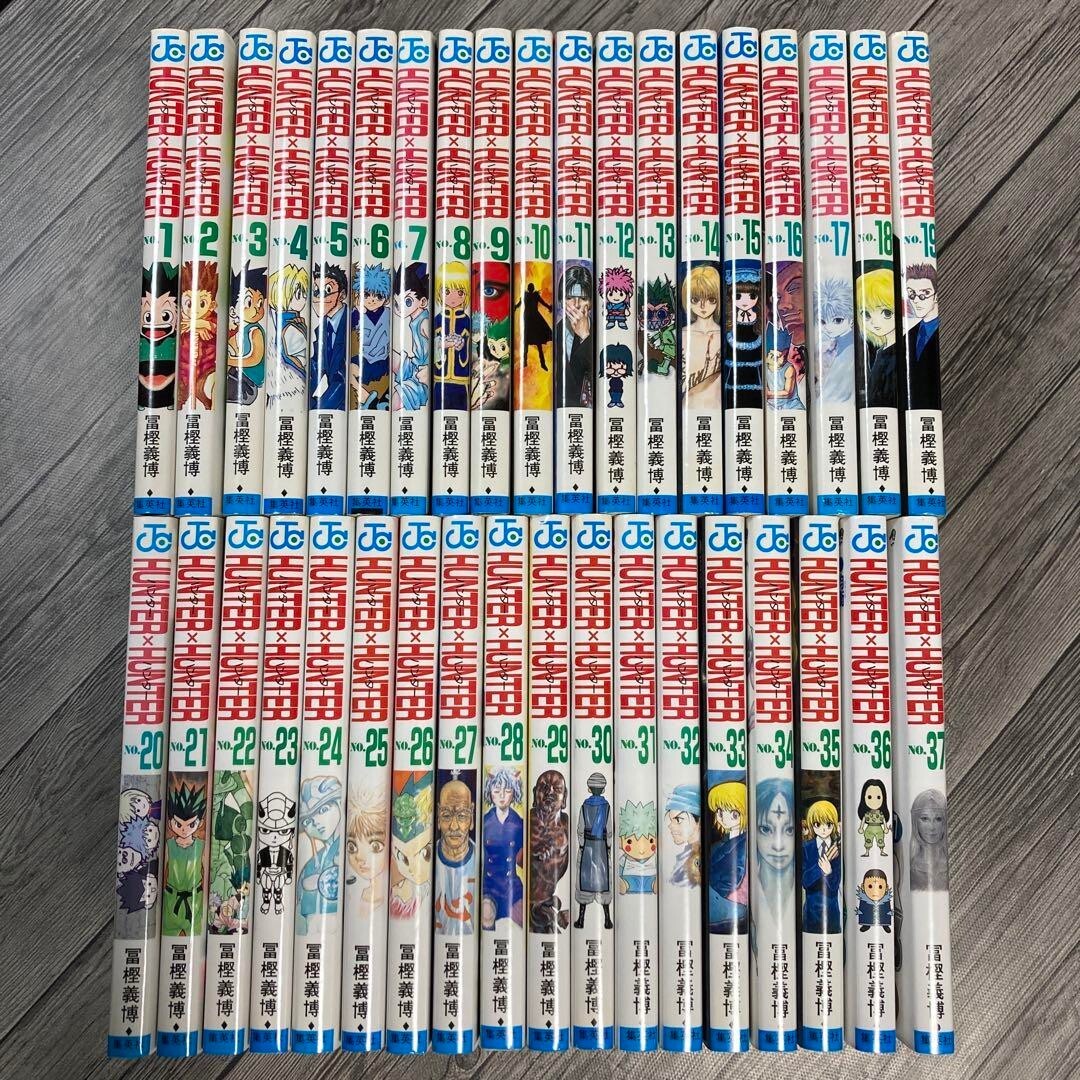 Hunter x Hunter VOL.1-37 Complete set Comics Yoshihiro Togashi