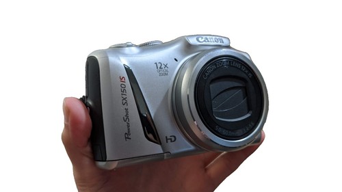 Brand New - Canon PowerShot SX150 HS 14.1 MP Camera - BLACK