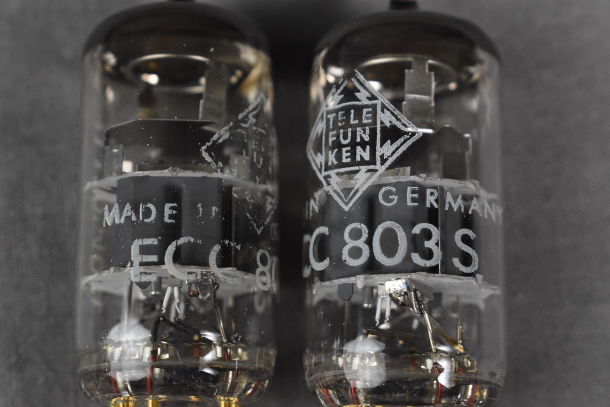 TELEFUNKEN ECC803S Vacuum tube with diamond mark 2 pcs set Boxed