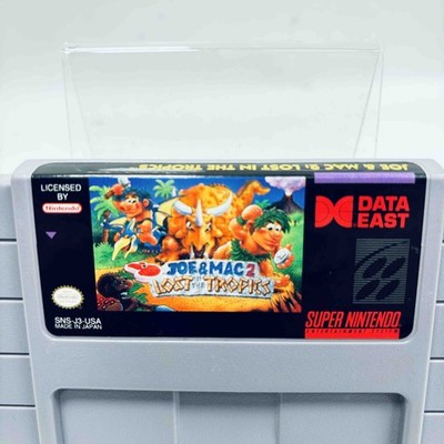 Super Nintendo SNES Joe & Mac 2: Lost in the Tropics Video Game | eBay