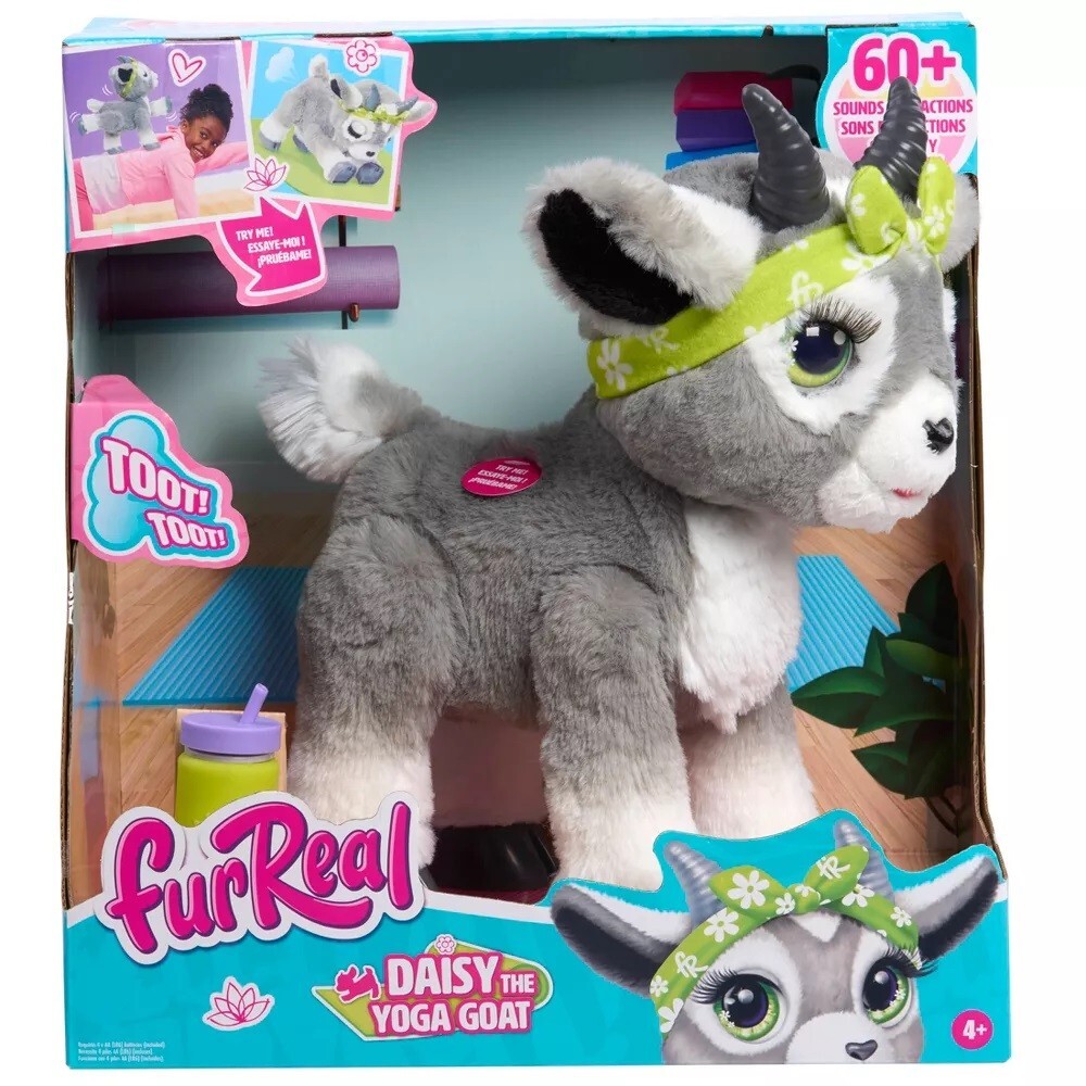 Just Play furReal Daisy The Yoga Goat Interactive Toy, 11-inch