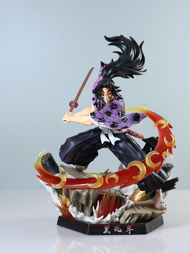 Anime Demon Slayer Tsugikuni Michikatsu/Kokushibou Model PVC