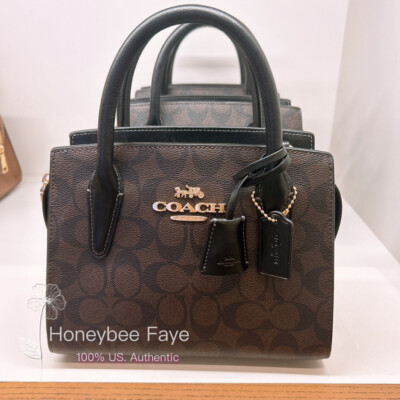 NWT COACH Andrea Carryall Bag In Signature Jacquard/ Canvas CP081