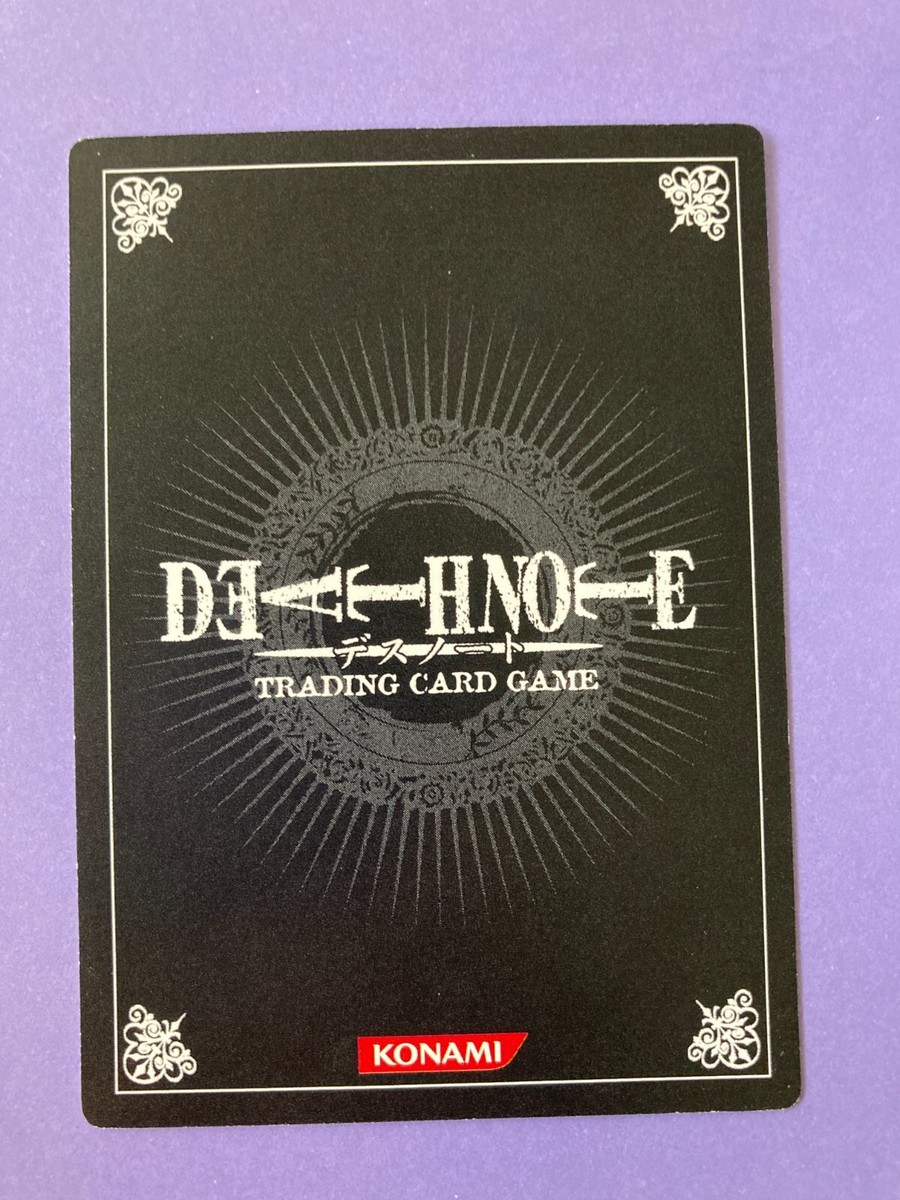 Death Note L konami Trading Card Takuo Shibuimaru DN1-25 Very Rare