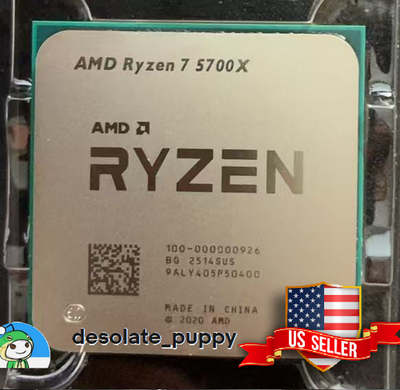 New) AMD Ryzen 7 5700X 8 Core 16 Thread AM4 Unlocked 3.4 GHz CPU