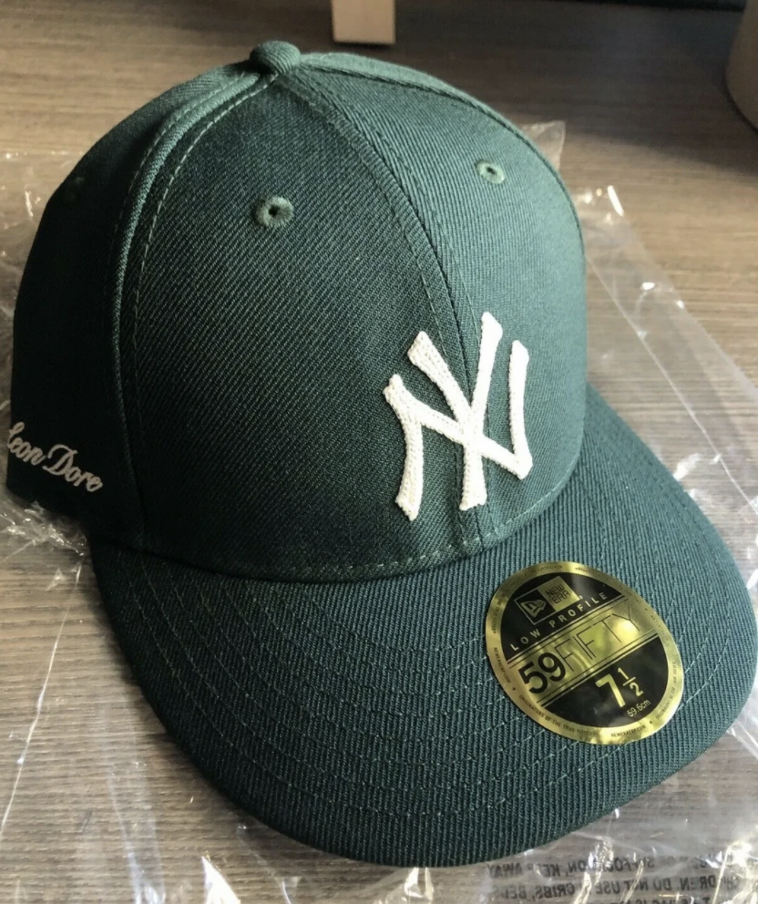 Aime Leon Dore Chain Stitch NY Yankees MLB HAT Botanical Green ALD