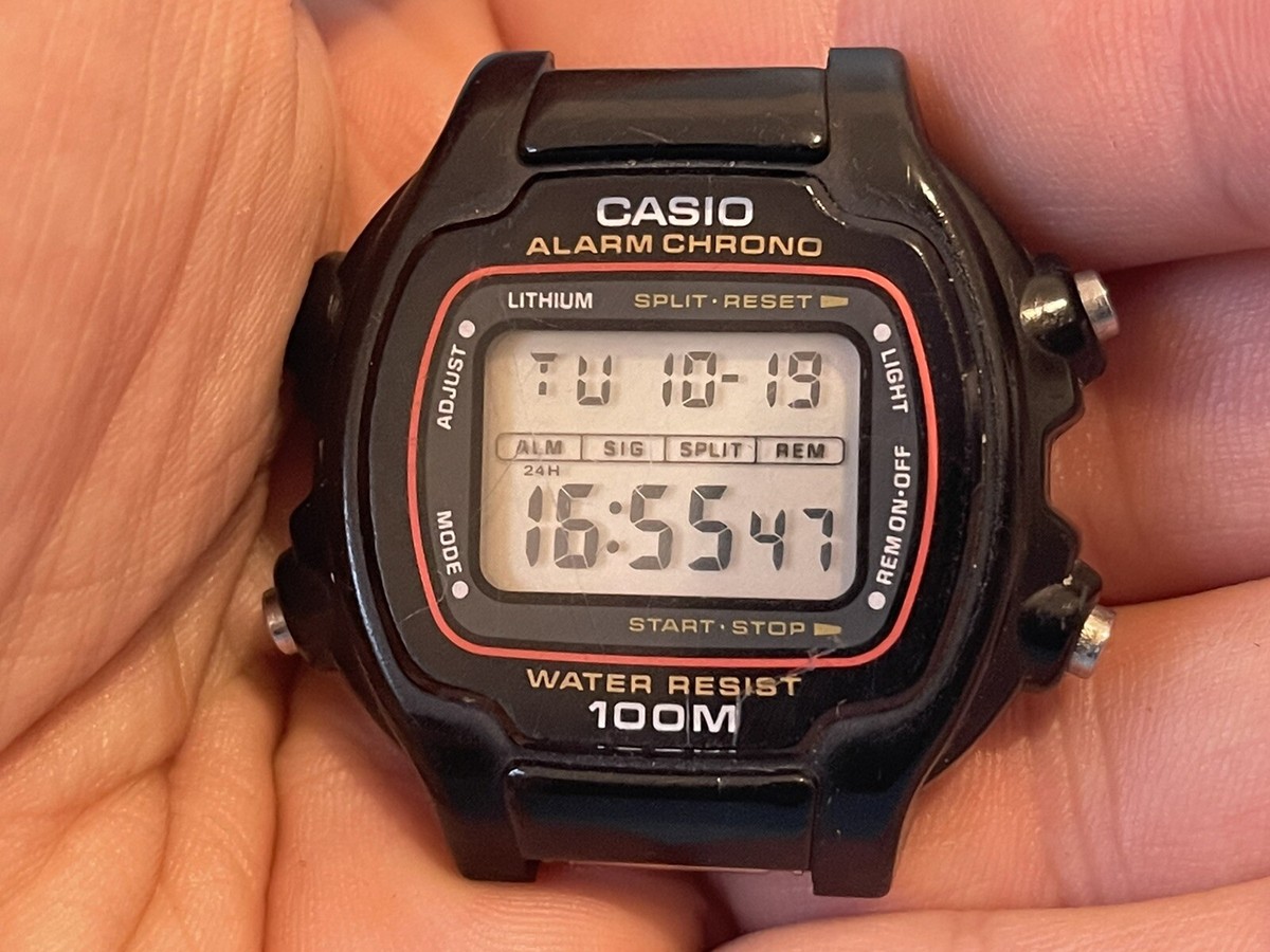 ⭐️ Vintage 1980's CASIO W-726 Digital Watch c 1986 Korea W 726