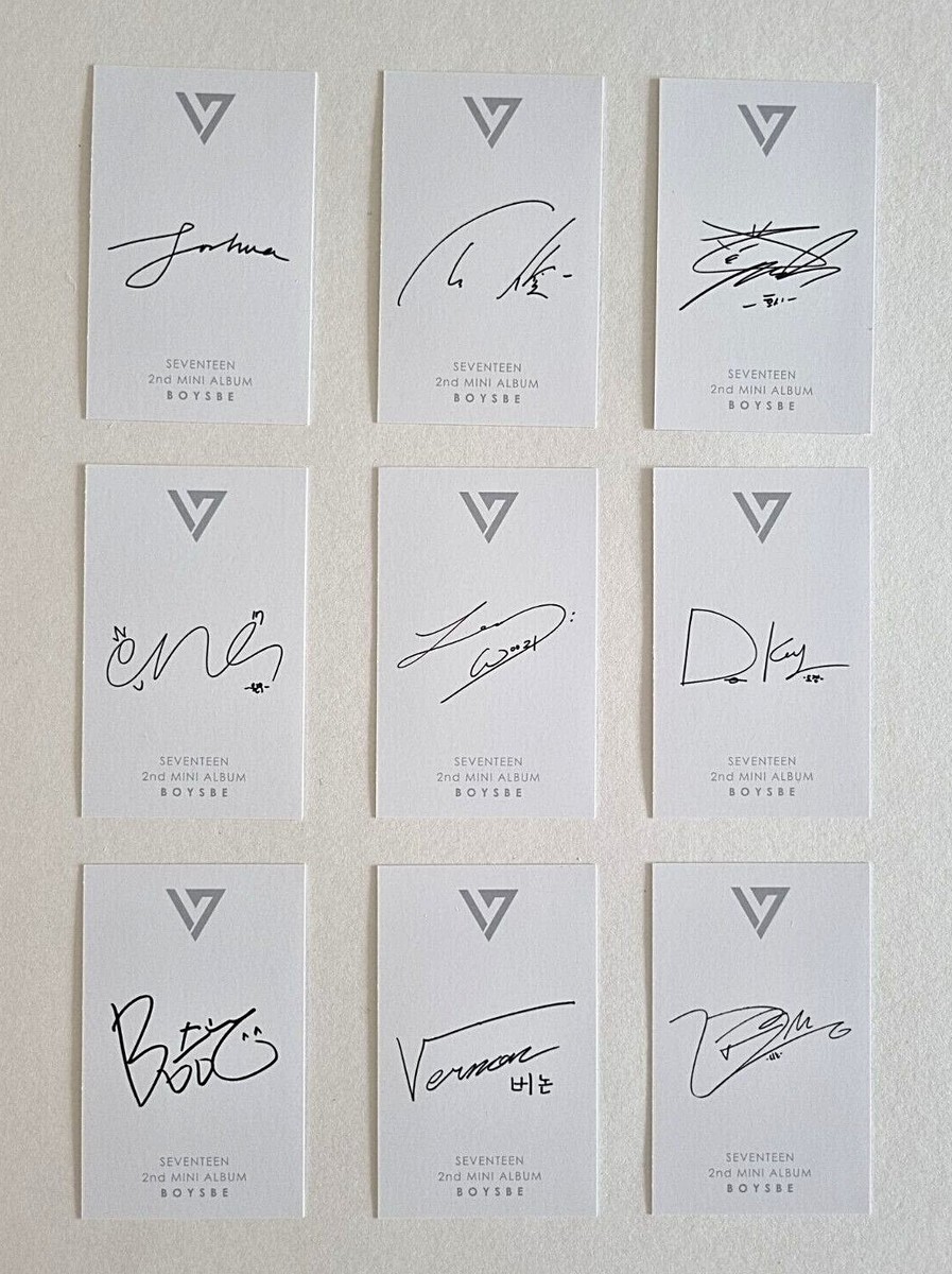 SEVENTEEN SVT 2nd Mini Album BOYS BE Boysbe Mansae Official