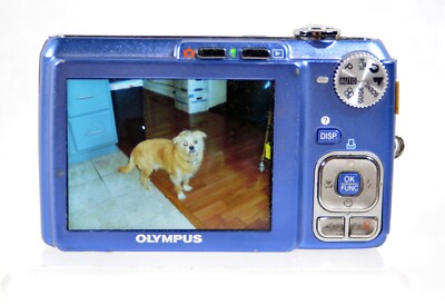 Olympus FE-330 8.0MP 5x Optical Zoom Digital Camera, Blue - Tested