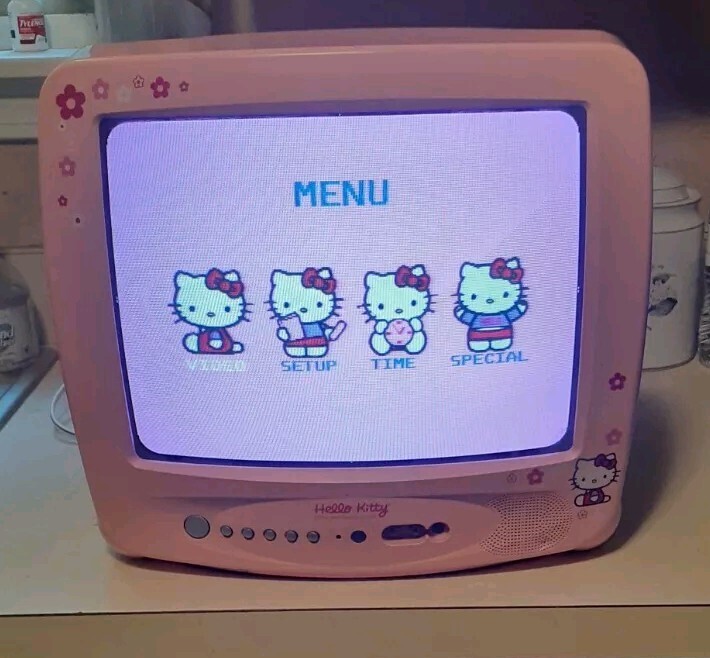 e*6様 ハローキティ ブラウン管テレビ サンリオ C-14 KTY レトロ e*6様