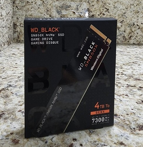 Western Digital WD BLACK 4TB SN850X (without HEATSINK PS5 Ready) M