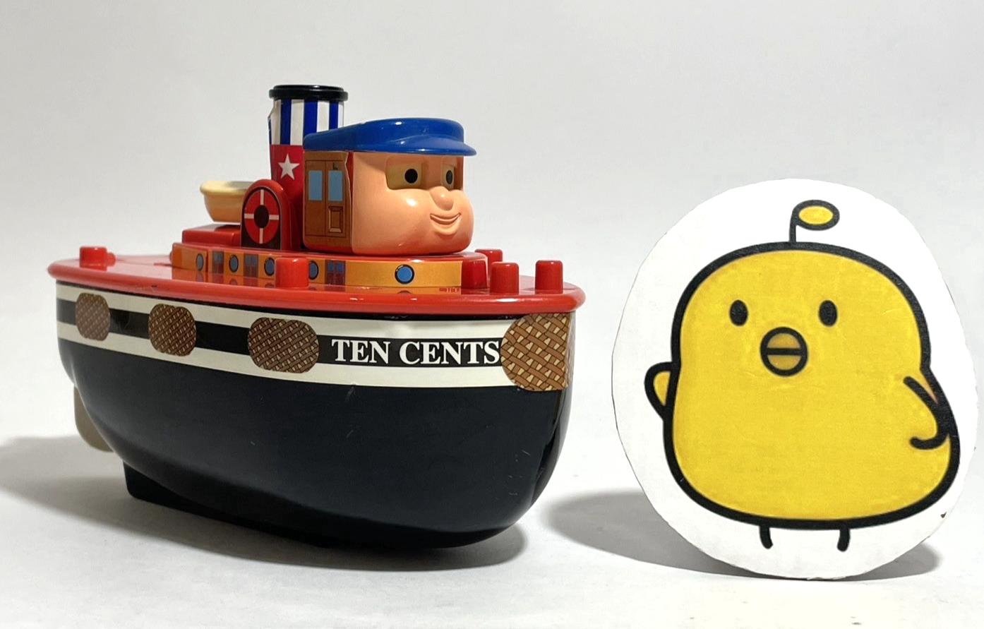 TUGS Wakuwaku Scale Ten Cents Vintage Ship Vehicle JUNK Figure