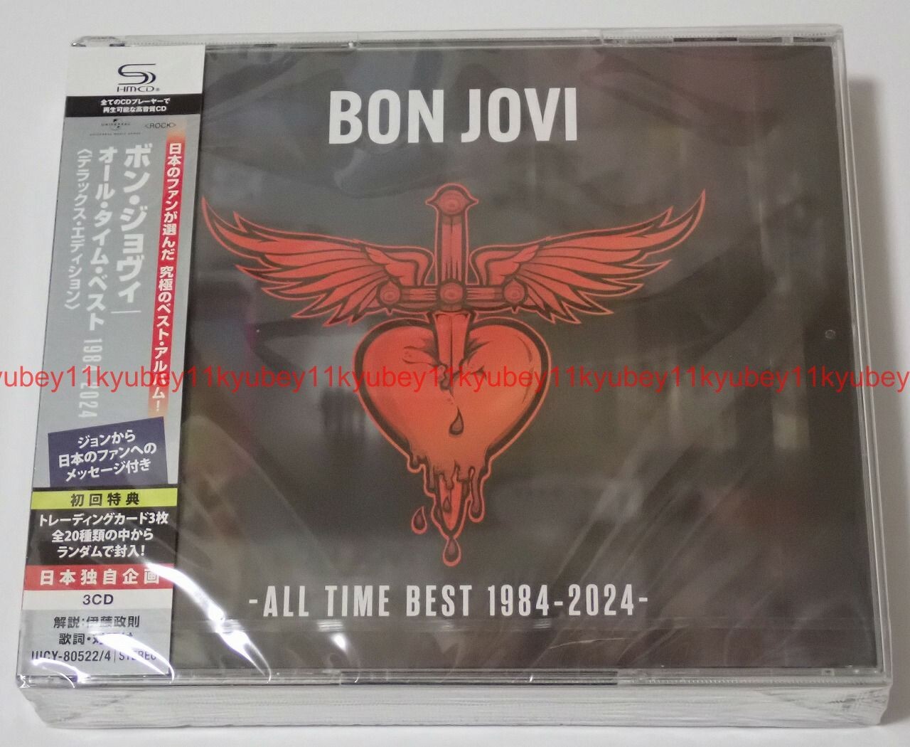 Bon Jovi All Time Best 1984-2024 Deluxe Edition 3 SHM CD+Card