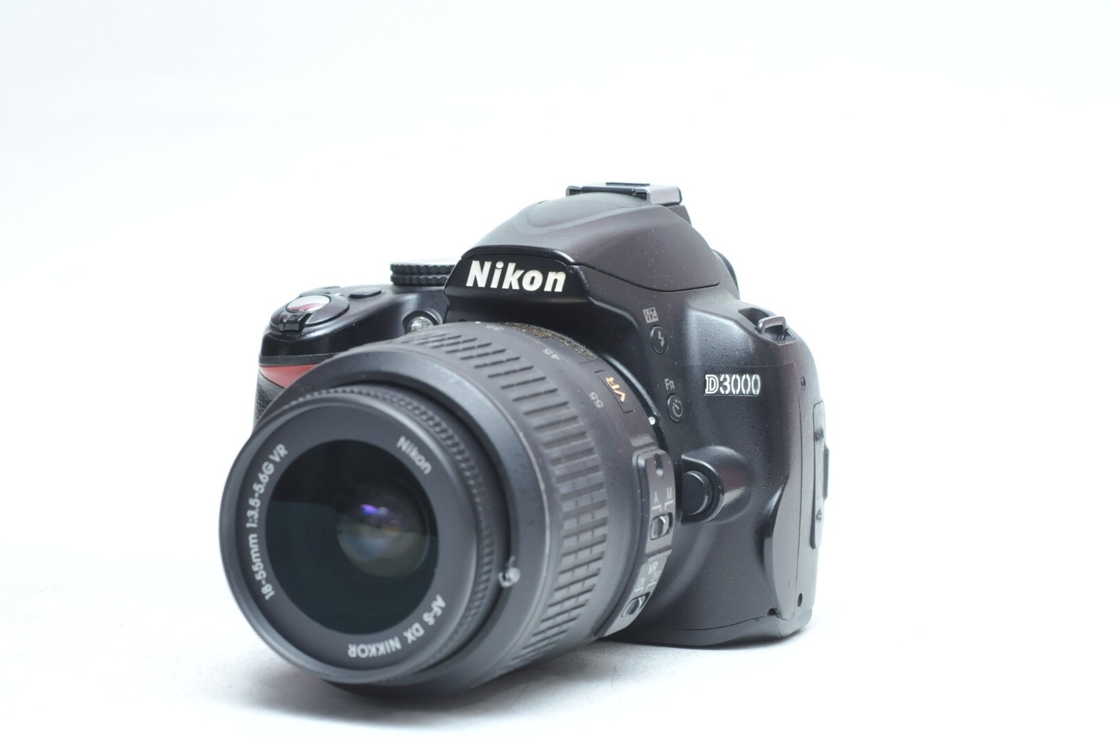 Nikon D3000 DSLR Camera Body W/ AF-S 18-55mm VR Lens 33 | eBay