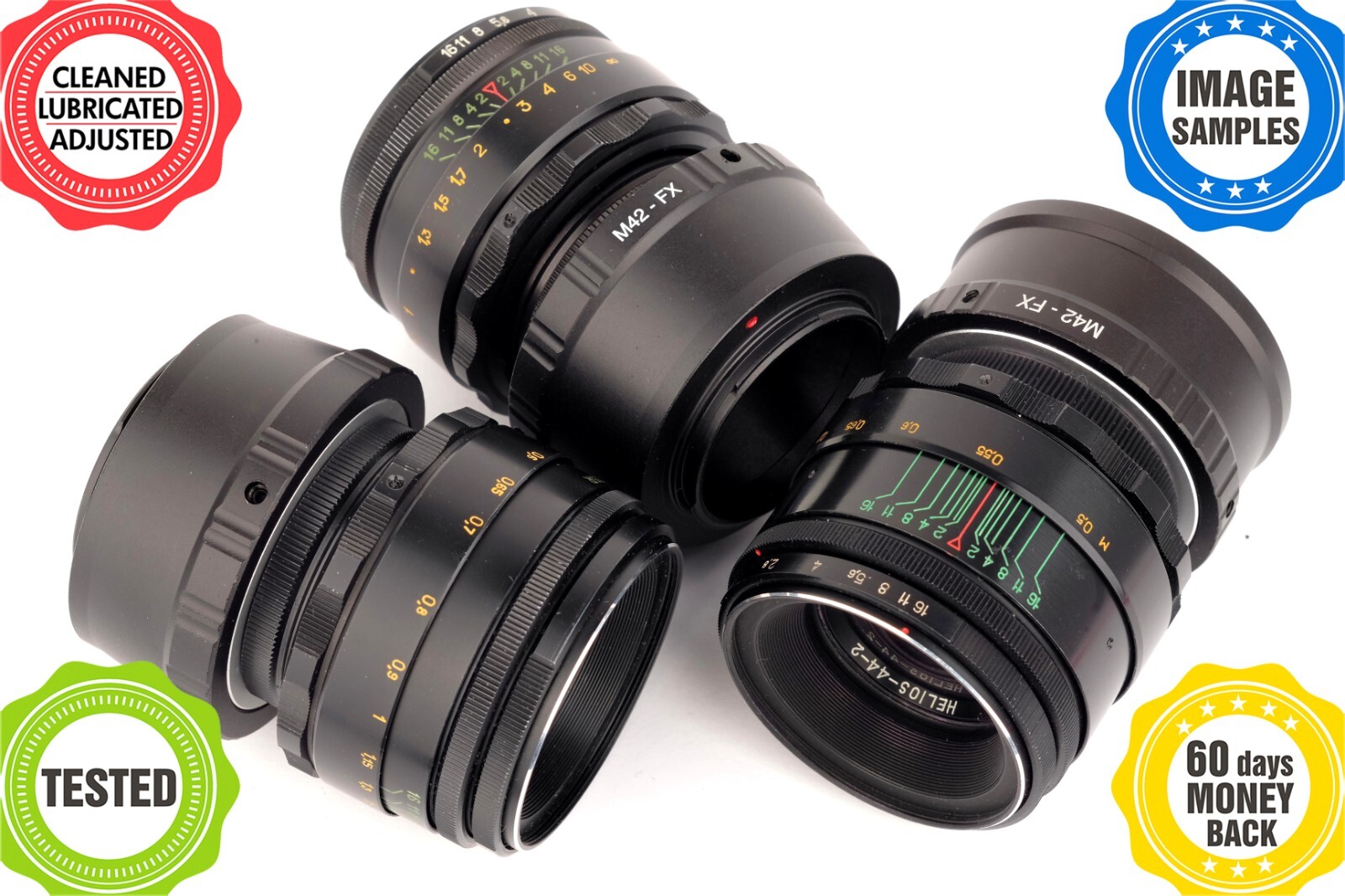 HELIOS 44-2 2/58 Fujifilm X mount FX X-Pro X-H X-A X-E X-M