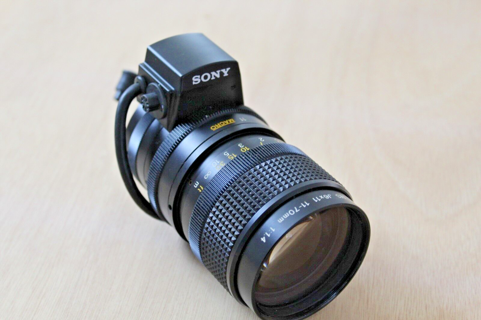 Sony-Canon Tv Zoom J6x11 11-70mm 1:1.4 Macro Industrial Camera