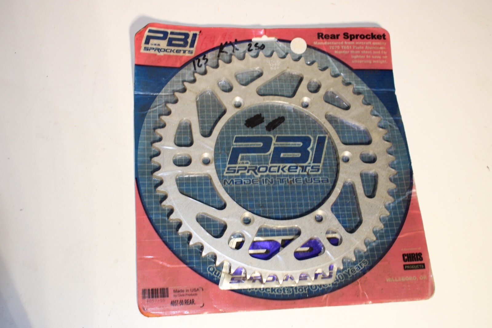 PBI 4057-50 REAR TOOTH TEETH ALUMINUM BACK REAR SPROCKET | eBay
