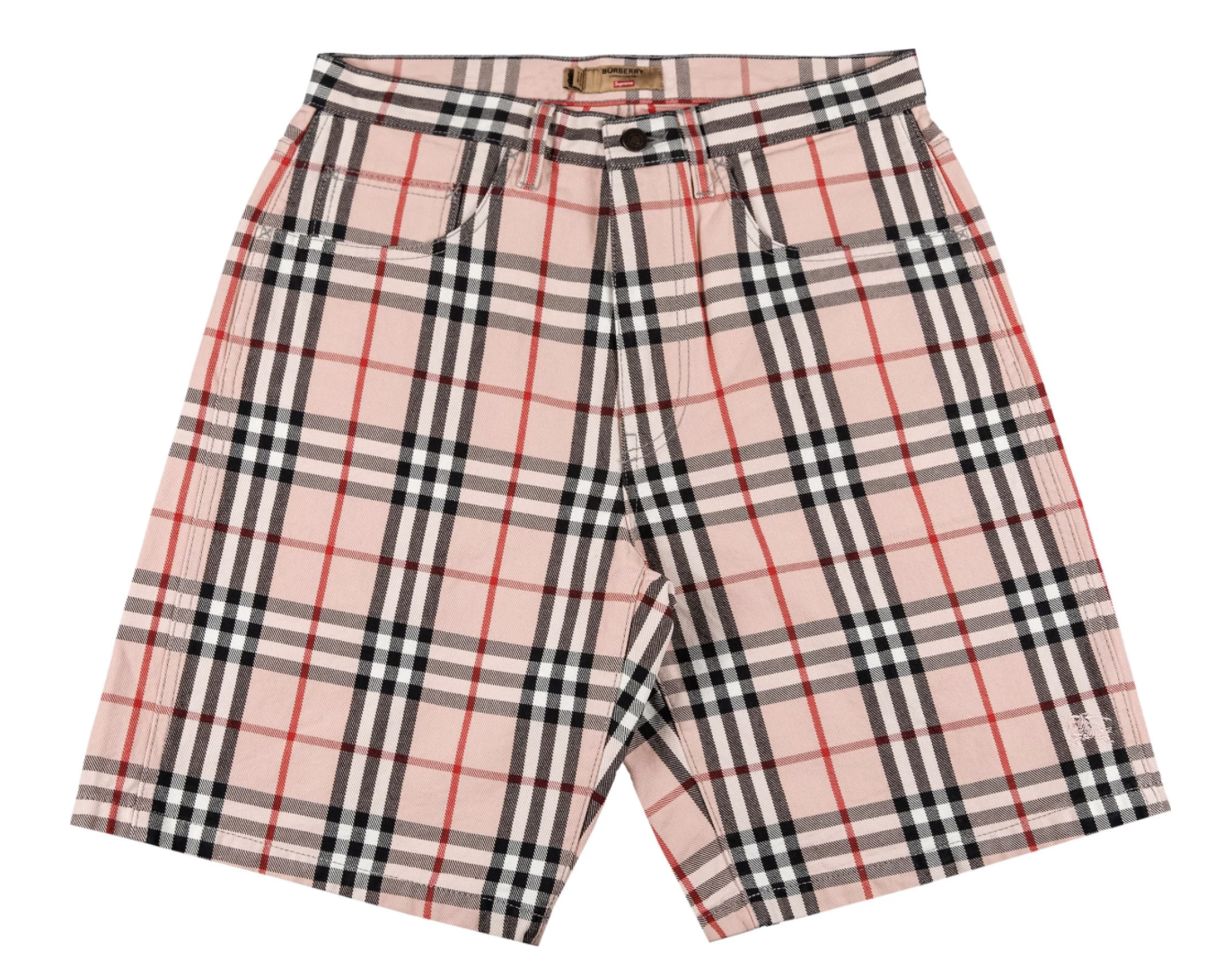 Burberry x Supreme S/S 22 Shorts Jeans - Pink Size 32 | eBay