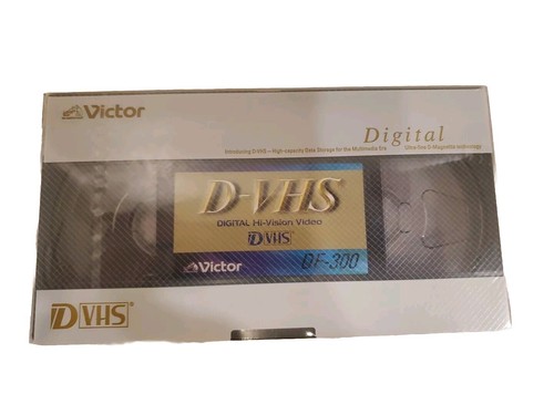 VICTOR DF-300 D-VHS TAPE. DIGITAL HI-CAPACITY DATA STORAGE. BRAND